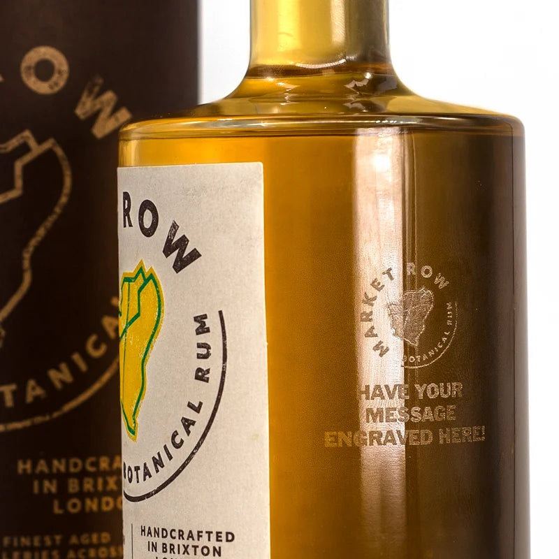 ENGRAVED BOTTLE OF MARKET ROW